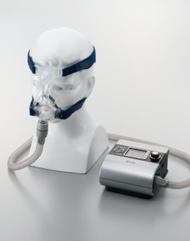 CPAP治療に使用するマスク機器の画像