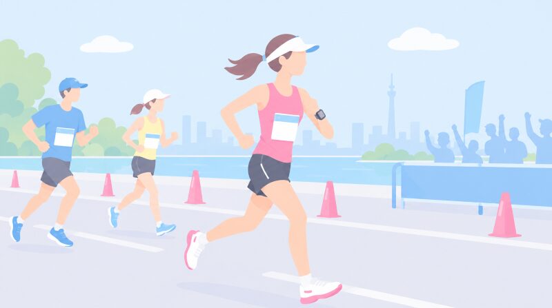 マラソン選手のスポーツマンハート